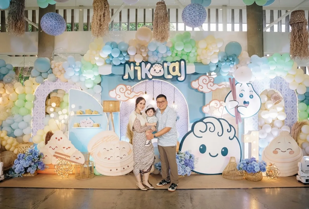 Dekorasi Ulang Tahun Anak tema Dimsum - Nikolaj - Hompimpa Party